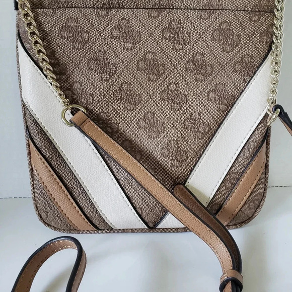 Guess Slater  Brown Mini Womans Crossbody Bag. - Picture 4 of 10